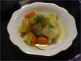 根菜類のスープ煮込み