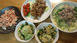 野菜を…。