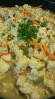 いり豆腐!