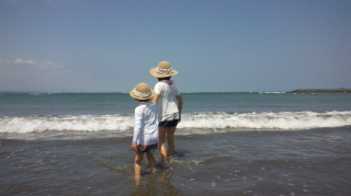 御前崎へ海水浴!