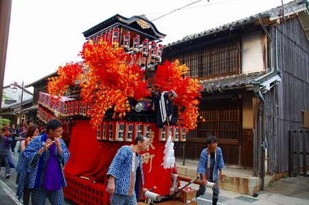 お祭りのある風景：二川八幡神社例大祭昼の部