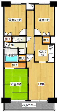 藤和シティコープ富塚５０２号☆素敵なリフォーム済のお部屋です