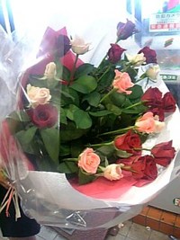 花束贈呈!!!