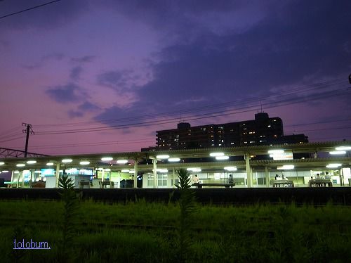 ある日の夕景　　~駅～