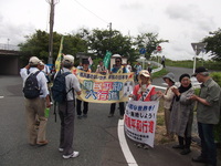 開始60周年の平和行進が袋井市内を通過。