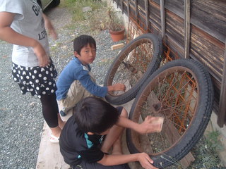 ４歳のＫちゃんも一生懸命