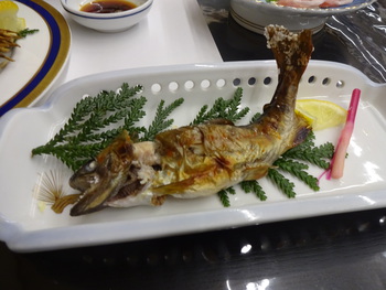 天然鮎の塩焼き