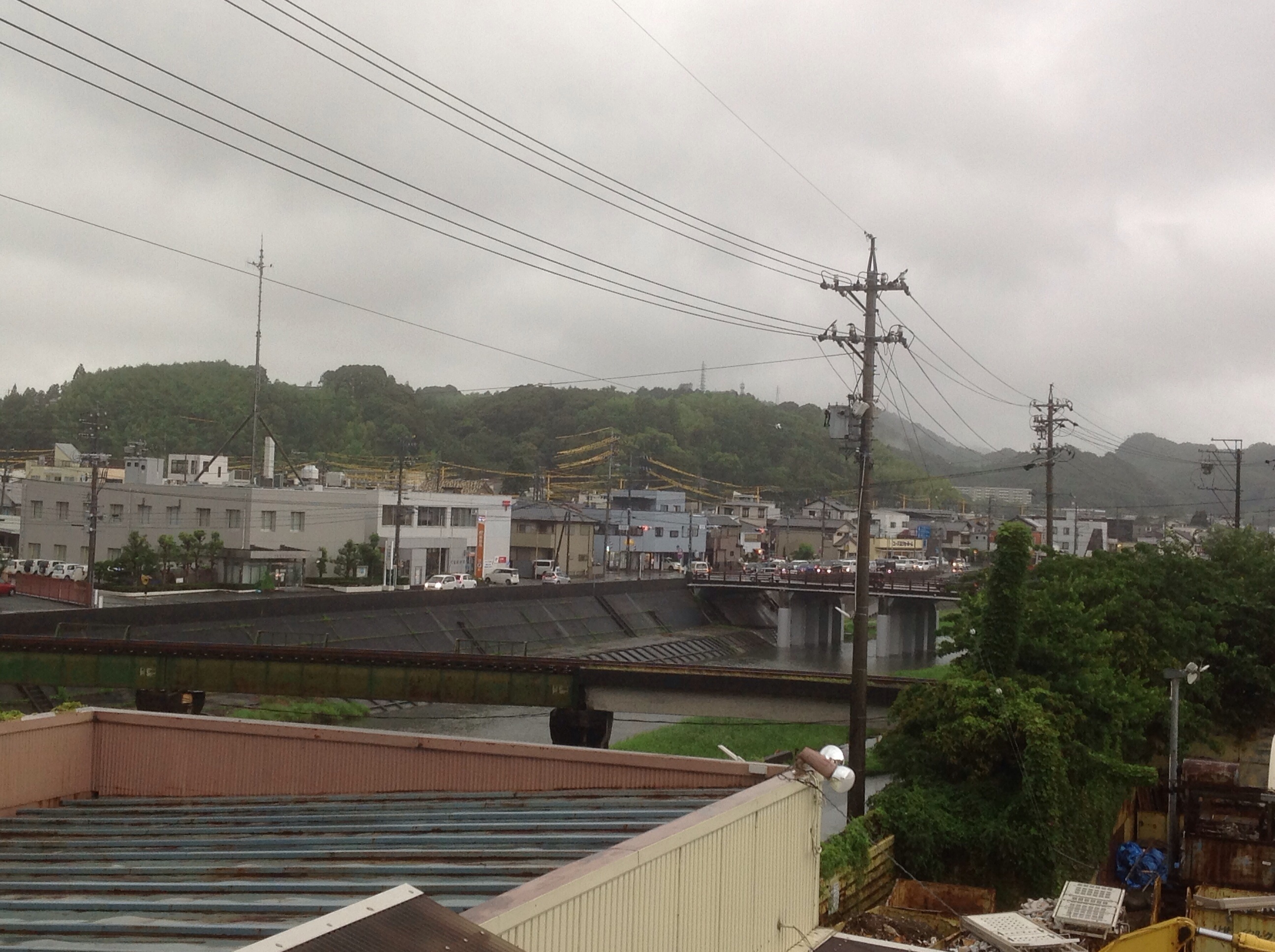 台風の影響