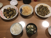 変わり種餃子２本立てのにしお飯。相変わらず見た目は△ 2018/04/15 10:00:00