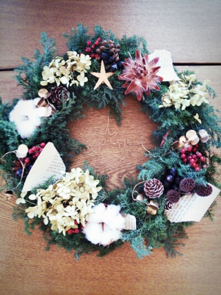 caillouさん・Xmasリースの会のお知らせ
