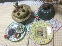 X'masケーキのワークショップ始まりました♪
