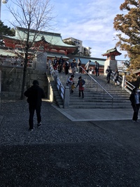 五社神社へ初詣 2018/01/07 16:36:50