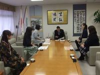 市役所で浜松市長にご説明してきました！