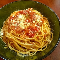 トマトソースパスタ 2016/08/30 05:23:00