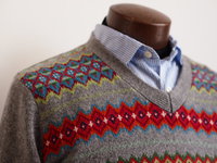 R95th / JACQUARD V-neck SWEATER & VEST