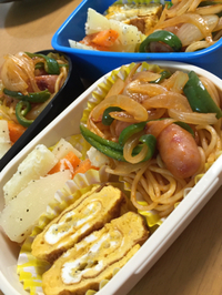 お昼はナポリタン弁当！痩身サロン☆ナチュラルウェーブ 2015/06/27 08:16:06