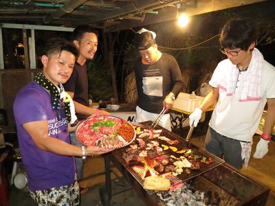 師範初主催の100人バーベキューin水明館（前編）