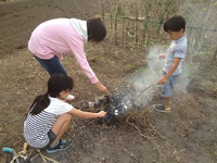 焼き芋とか焼きマシュマロとか