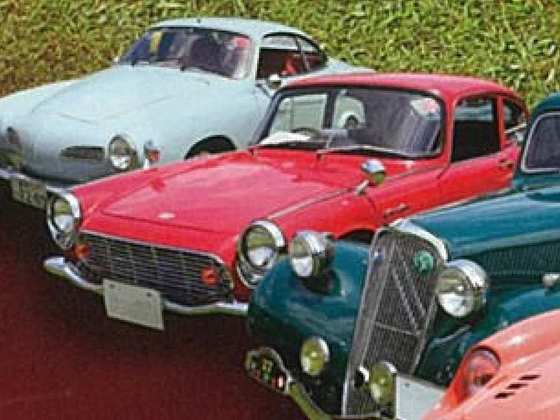 メーカーの枠を越え、往年の名車が春野に集う「第６回 オールドカー in Kz ROAD」