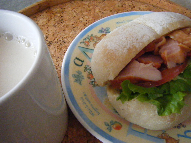 遅い昼食