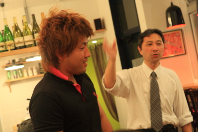 掛川の「ラ ノワゼット カフェ ビストロ」さんで打ち上げに参加♪