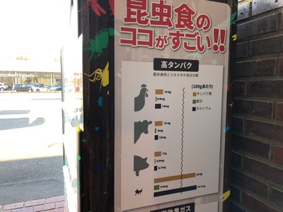 昆虫食の自販機