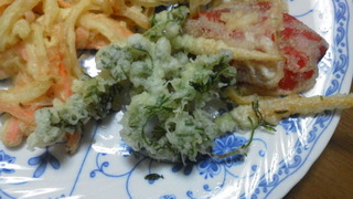 丸ごと天ぷら。