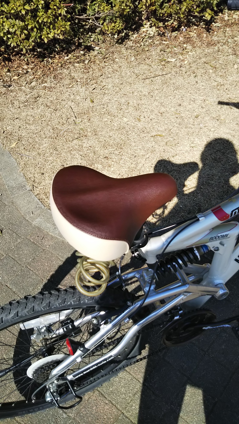 大きなサドル！