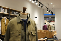 ナイジェルケーボン/ARMY JACKET COTTON LINEN DENIM