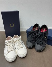 FRED PERRY/HUGHES LOW CANVAS