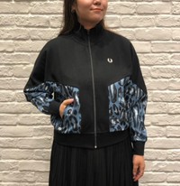FRED PERRY/LEOPARD PRINT TRACK JACKET