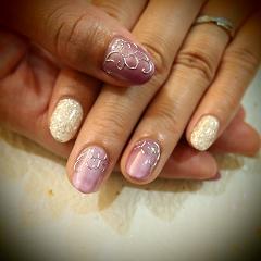 for bridal ネイル