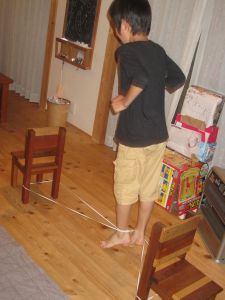 ゴム飛び