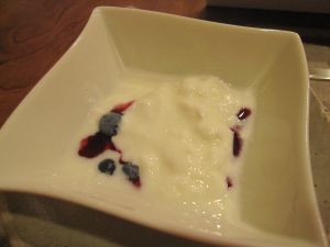 ブルーベリーで一品