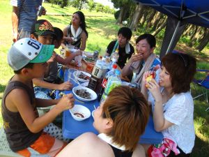 渚園でBBQ