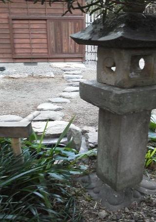 茶室への道。