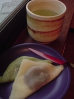 八橋食べながら、思いける。