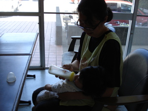 ぺあれんつ　可美幼稚園訪問