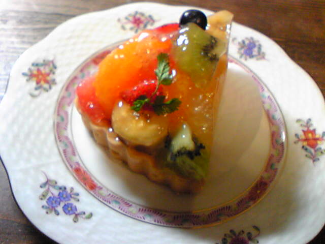雪うさぎのケーキ♪