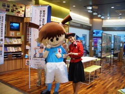 高校女子サッカーＰＲ　『さっちゃん』！