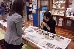 本日のイベント★プリザーブドフラワー体験しちゃいました♪