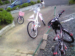 自転車屋さんゴッコ