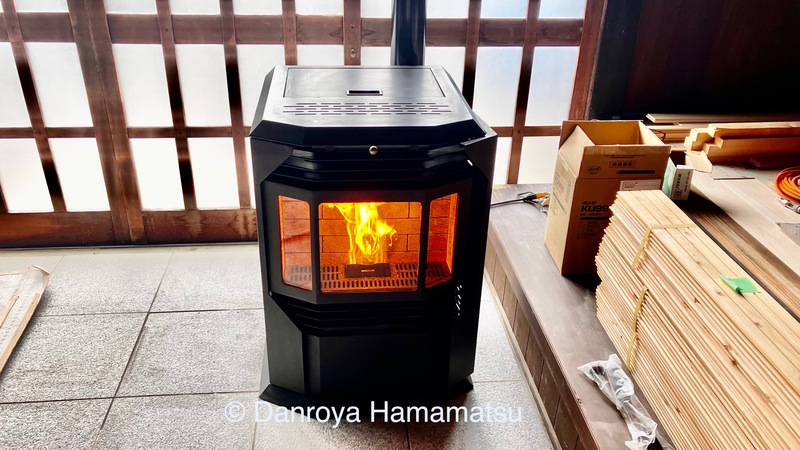 休眠してたペレットストーブ を復活させる
