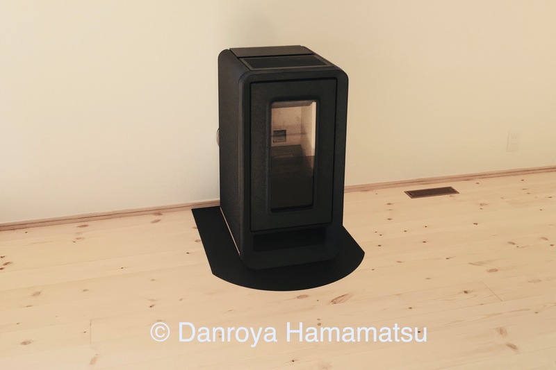 山本製作所ペレットストーブ OU の設置