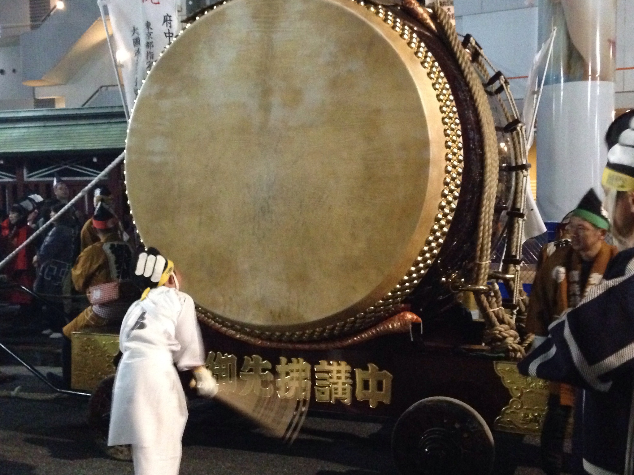 東京の郊外の祭り