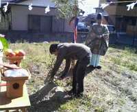 地鎮祭にて 2009/02/21 22:05:11
