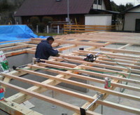 I邸新築工事床準備 2009/03/28 18:35:01