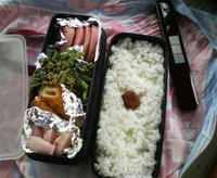 久しぶりです。お弁当 2009/06/15 20:15:35