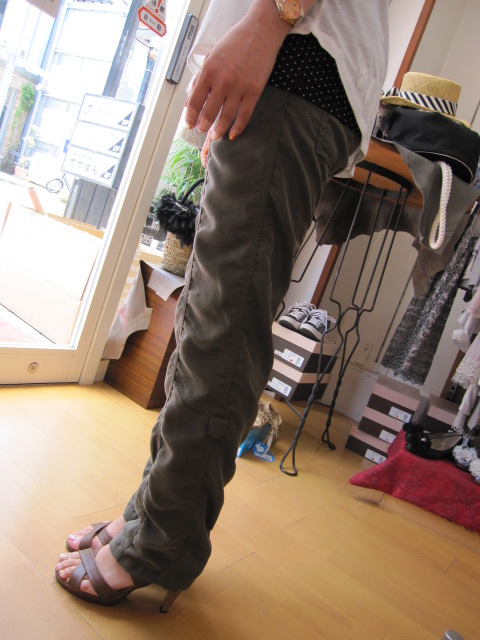 Original 　テンセル　テロテロ楽ちん　パンツ