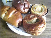 朝にクルートのパン